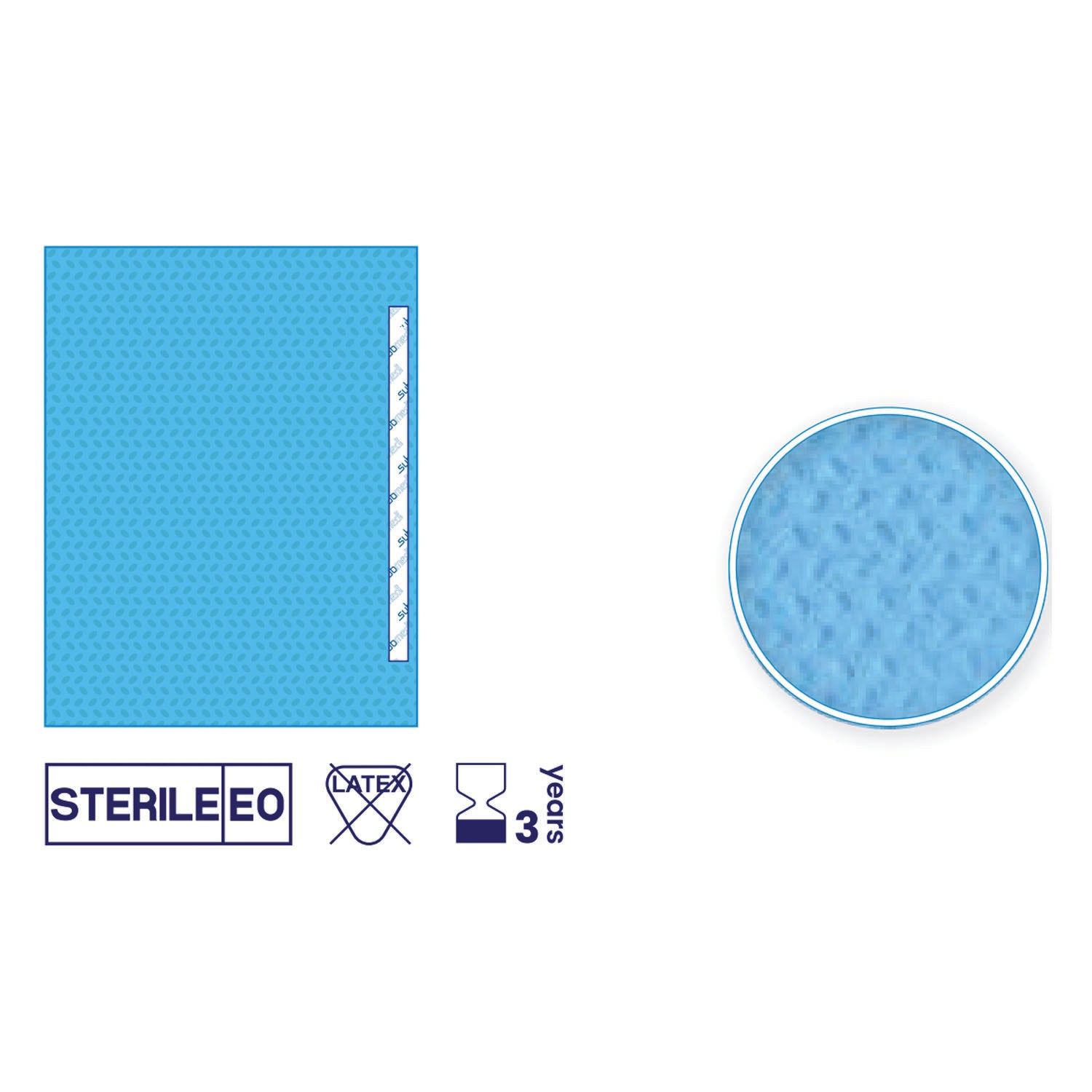 SUBMED Sterile-Non Sterile Side Adhesive Drapes (2-layered Pe/Pp - 56 gsm)