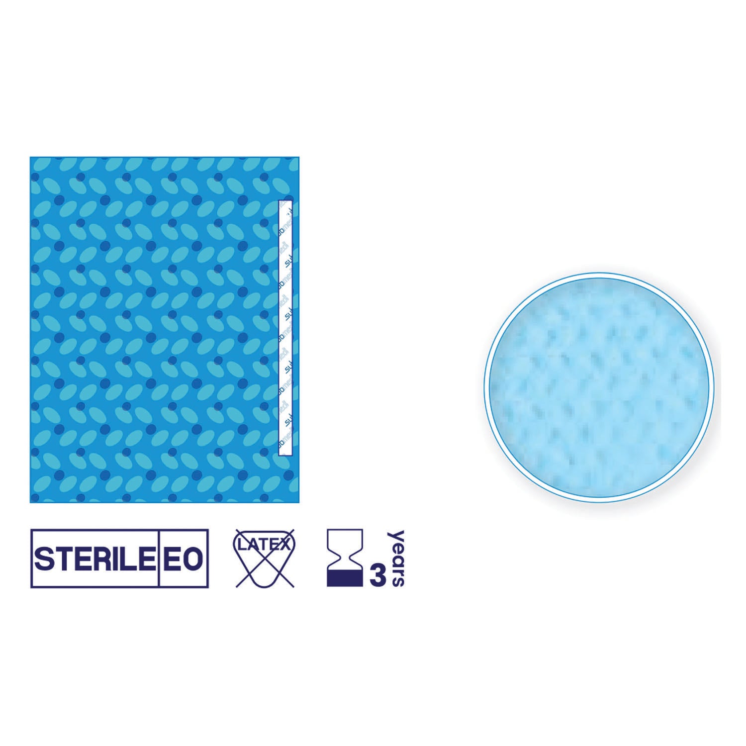 SUBMED Sterile-Non Sterile Side Adhesive Drapes (3-layered Pp/Pe/Pp - 75 gsm)
