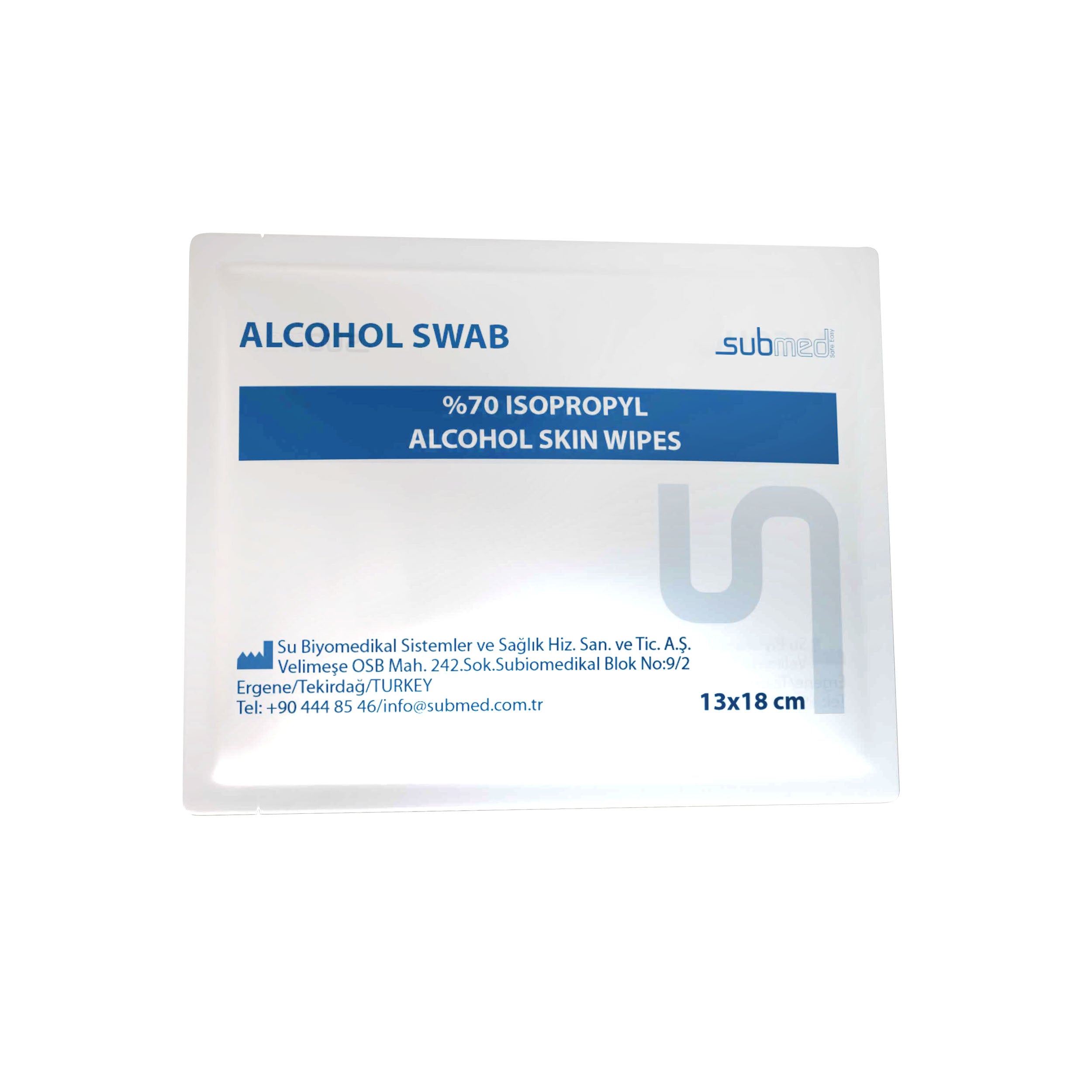 SUBMED Isopropyl Alcohol Wipes (2% CHG/70% IPA)