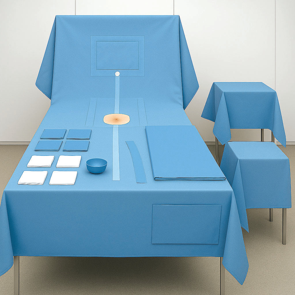 SUBMED Complete C-Section Surgical Drape Set