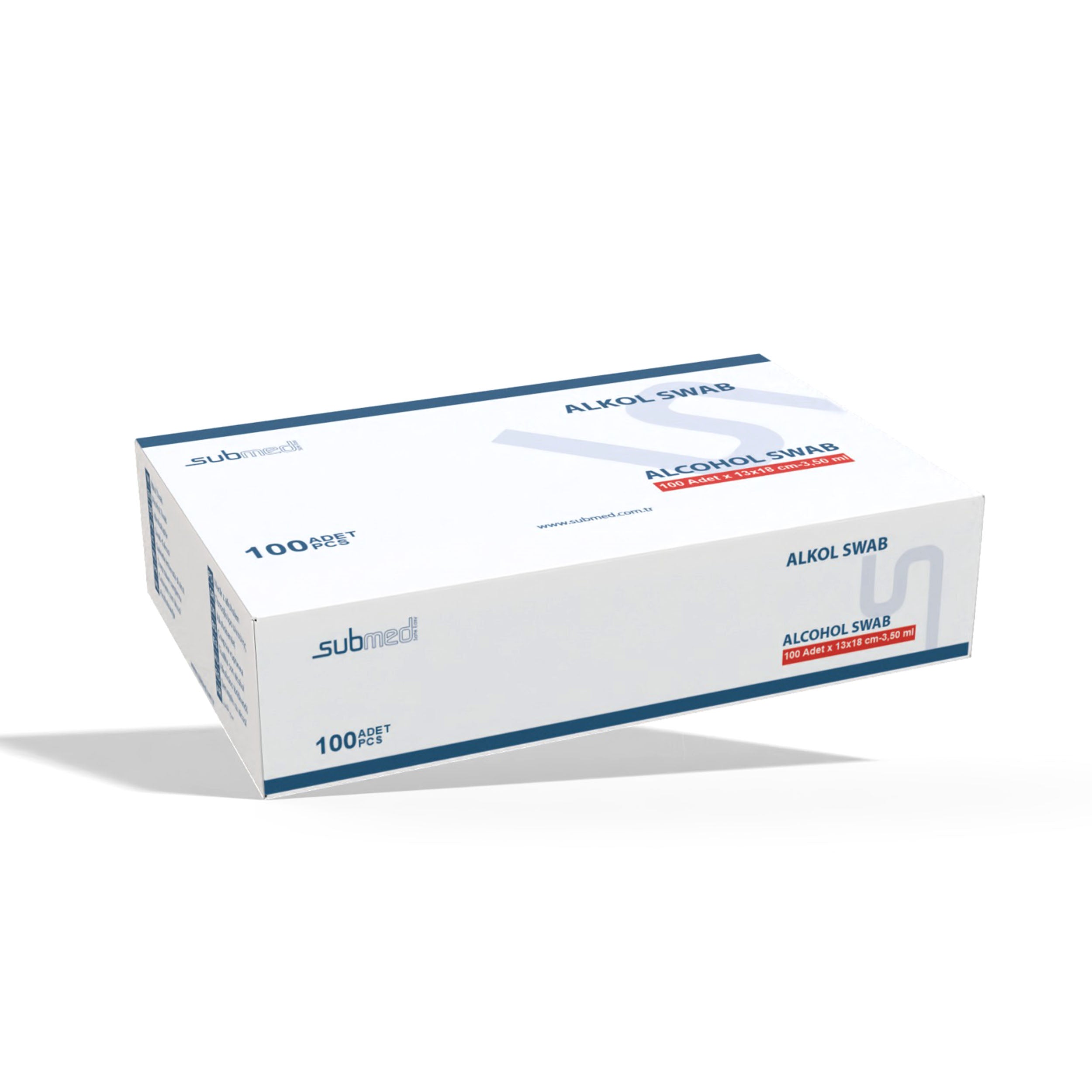 SUBMED Alcohol Wipes (2% CHG)