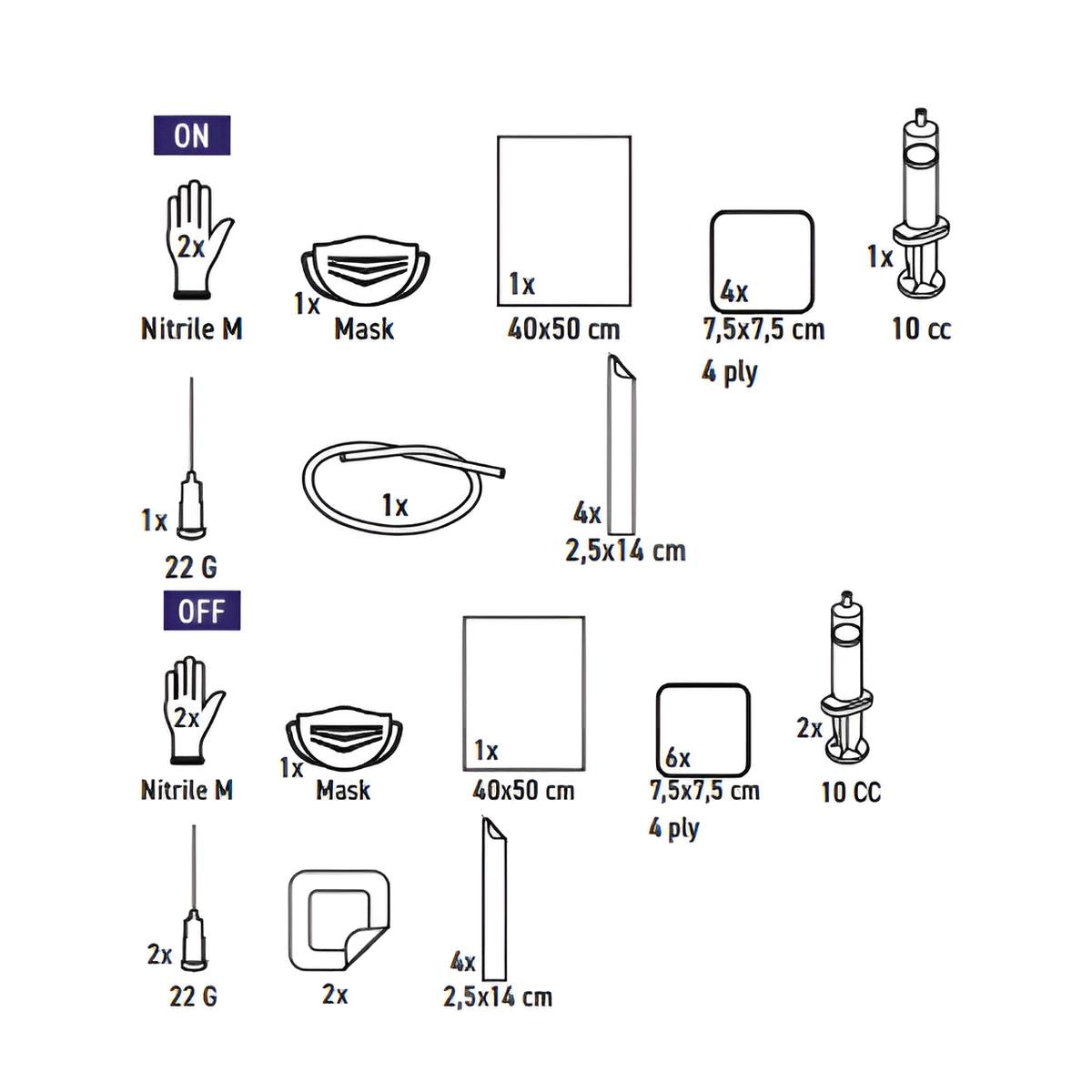 SUBMED EASY HD CK-24FN3 Fistula ON/OFF Set