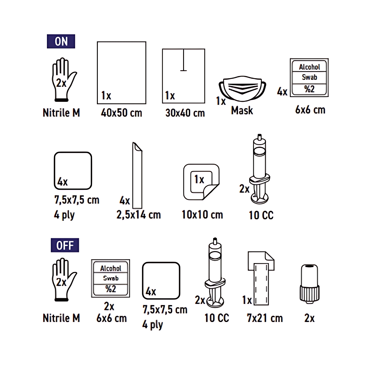 SUBMED EASY HD CK-24KN1 Catheter ON/OFF Set