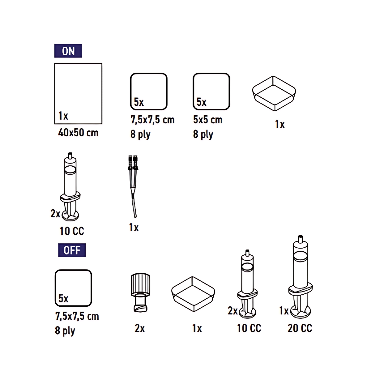 SUBMED EASY HD CK-24KN3 Catheter ON/OFF Set