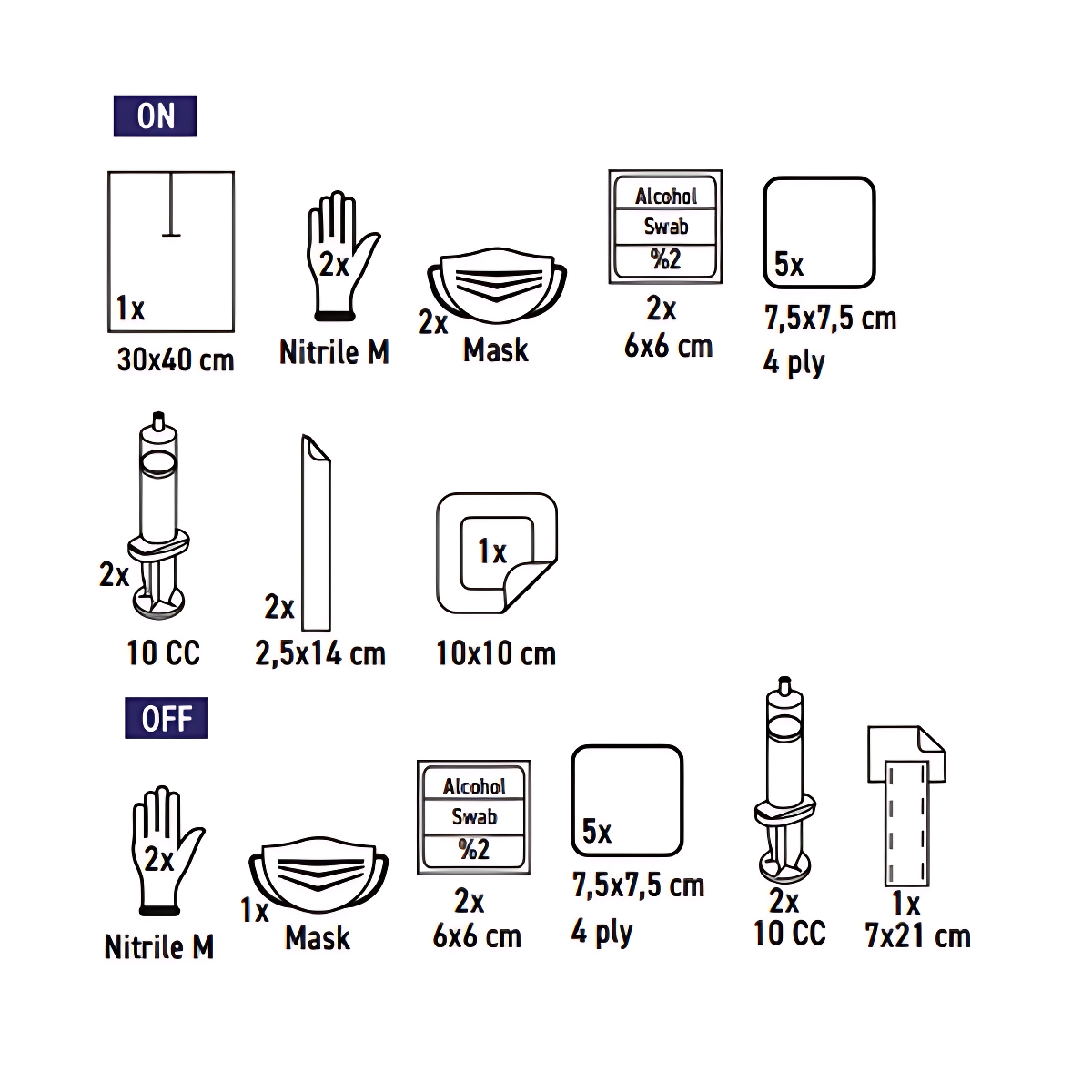SUBMED EASY HD CK-24KN6 Catheter ON/OFF Set