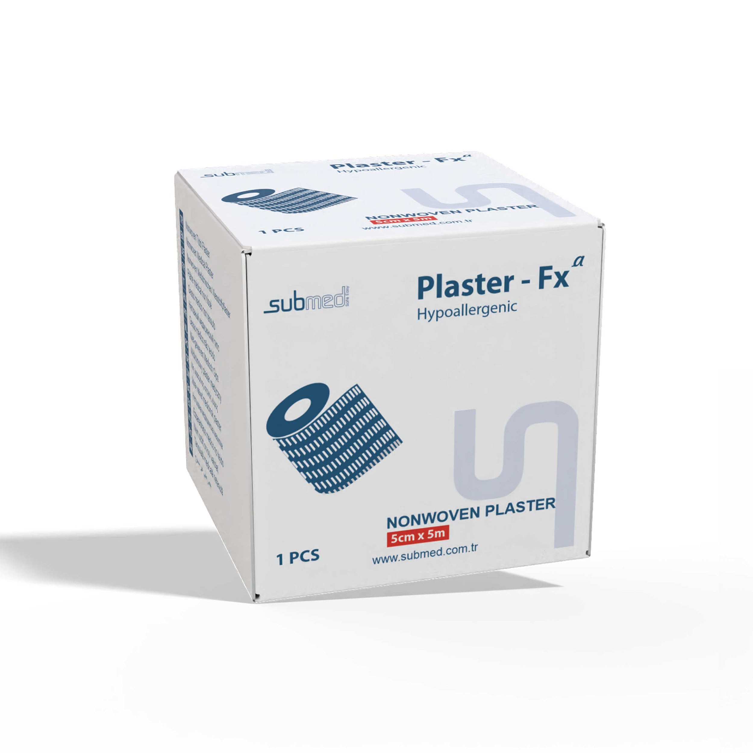 SUBMED FIX Acrylic Plaster Medical Surgical Tape