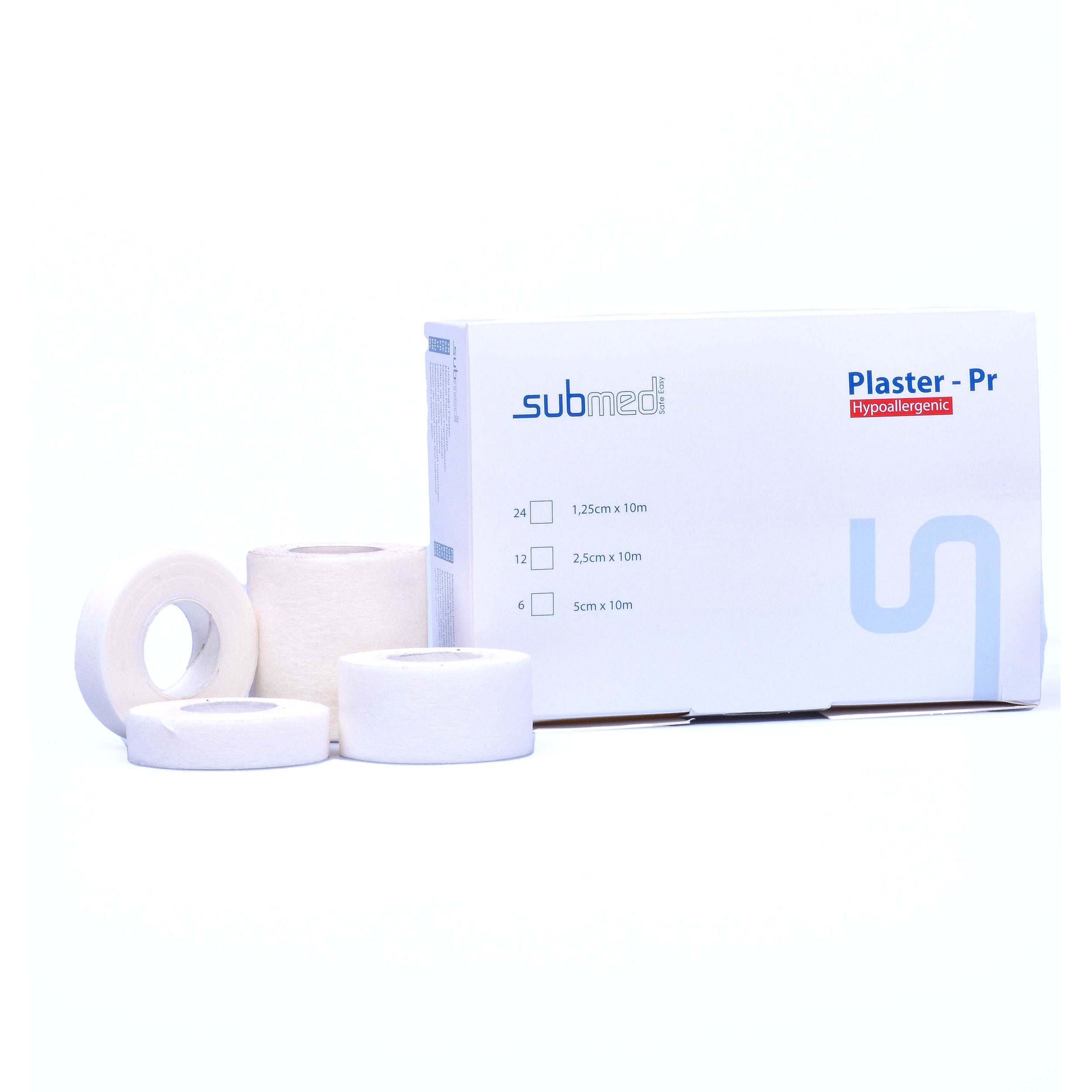 SUBMED FIX Paper Plaster Medical Surgical Tape