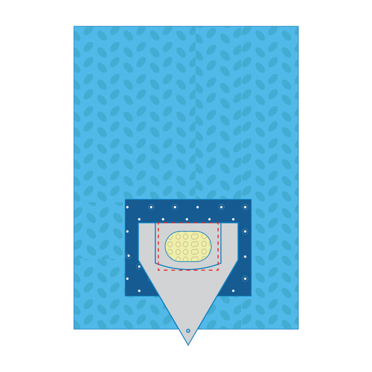 Reinforced Craniotomy Drape