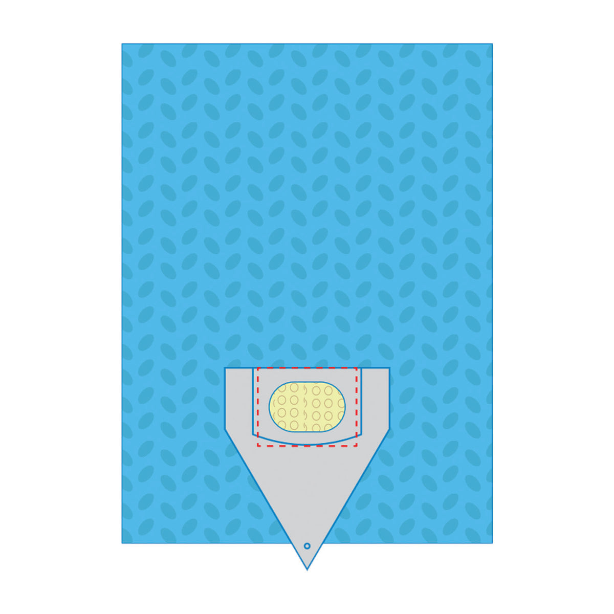 Craniotomy Drape (Sterile / Viscone- Pe)