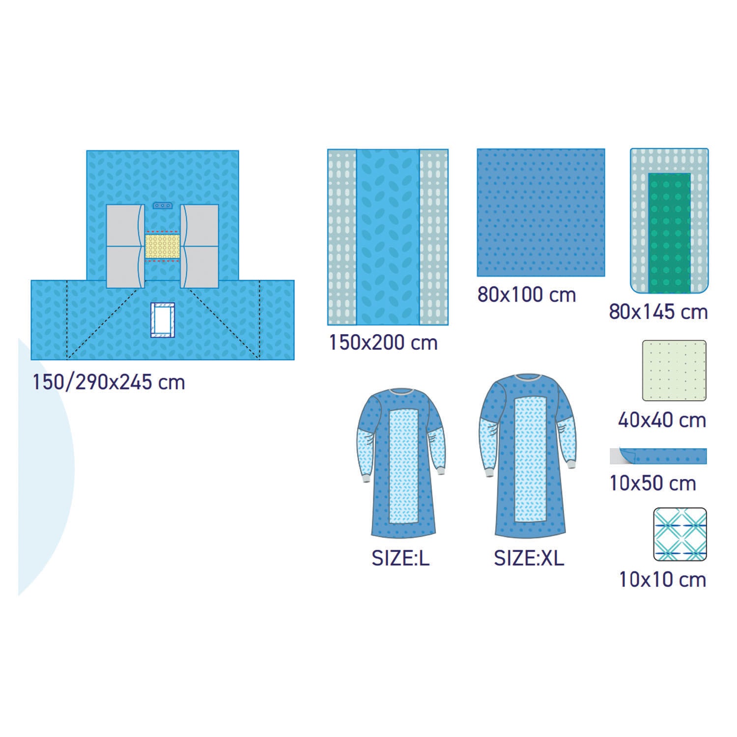 SUBMED Laparoscopy Surgery Set