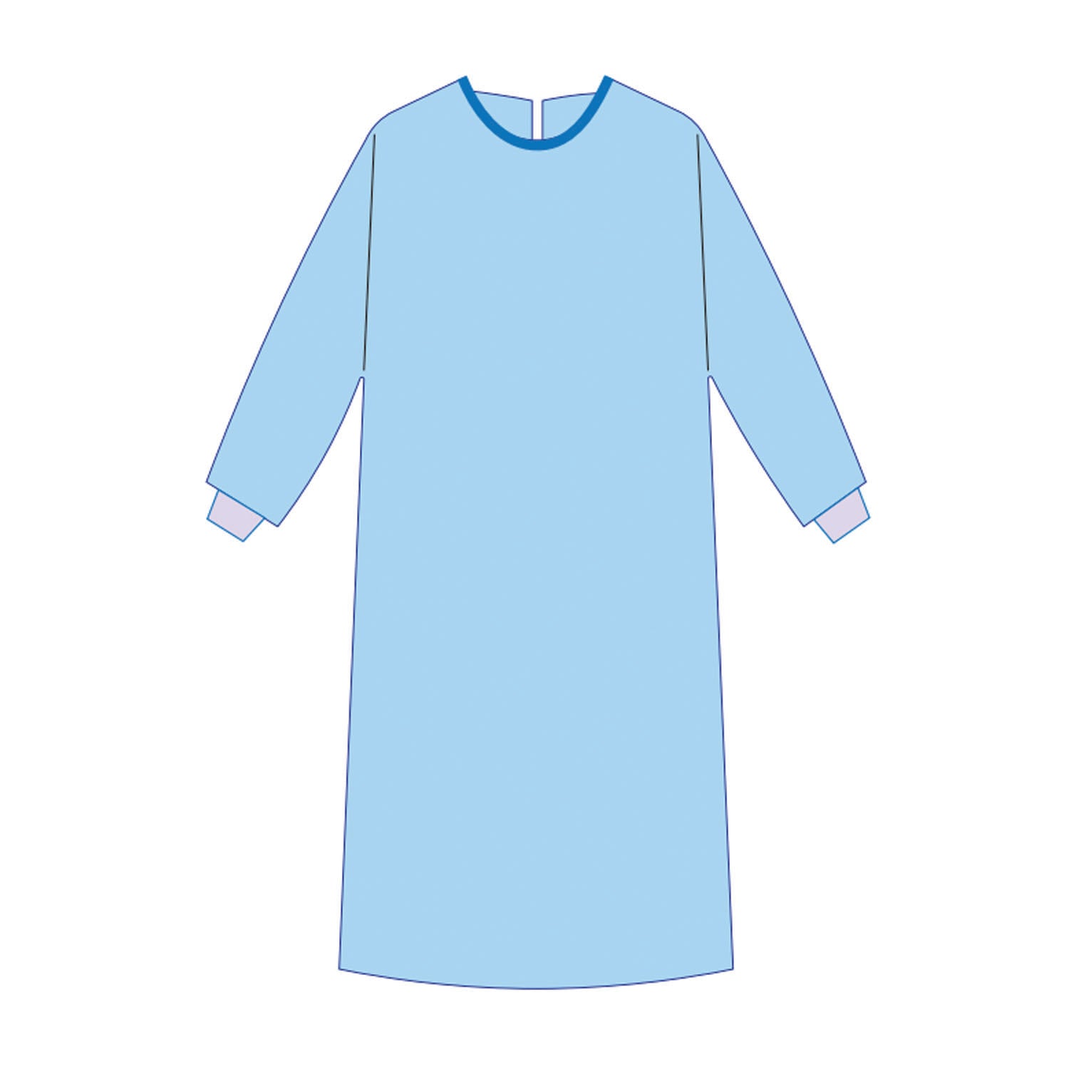 SUBMED Patient Gown with Cuff