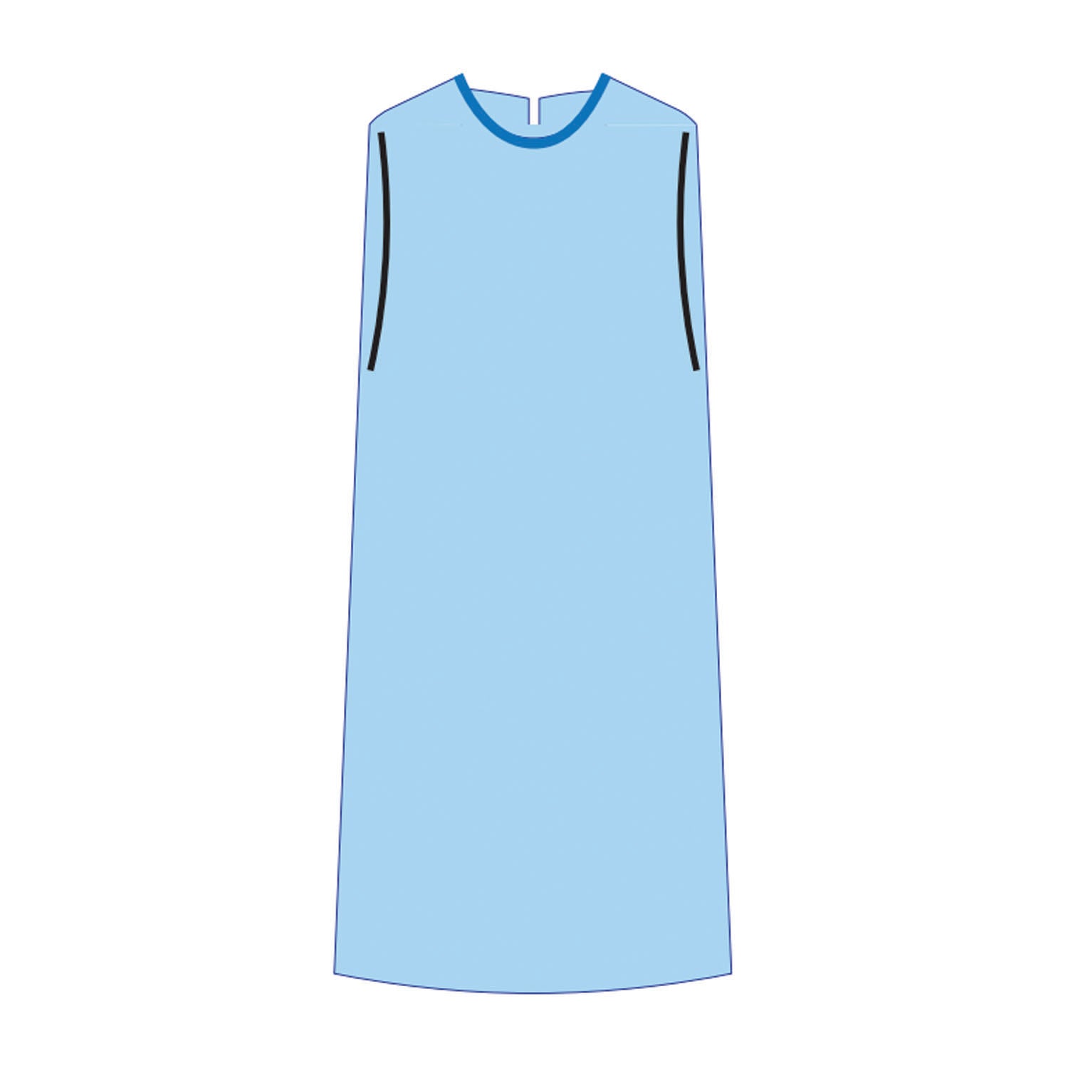 SUBMED Patient Gown without Sleeve