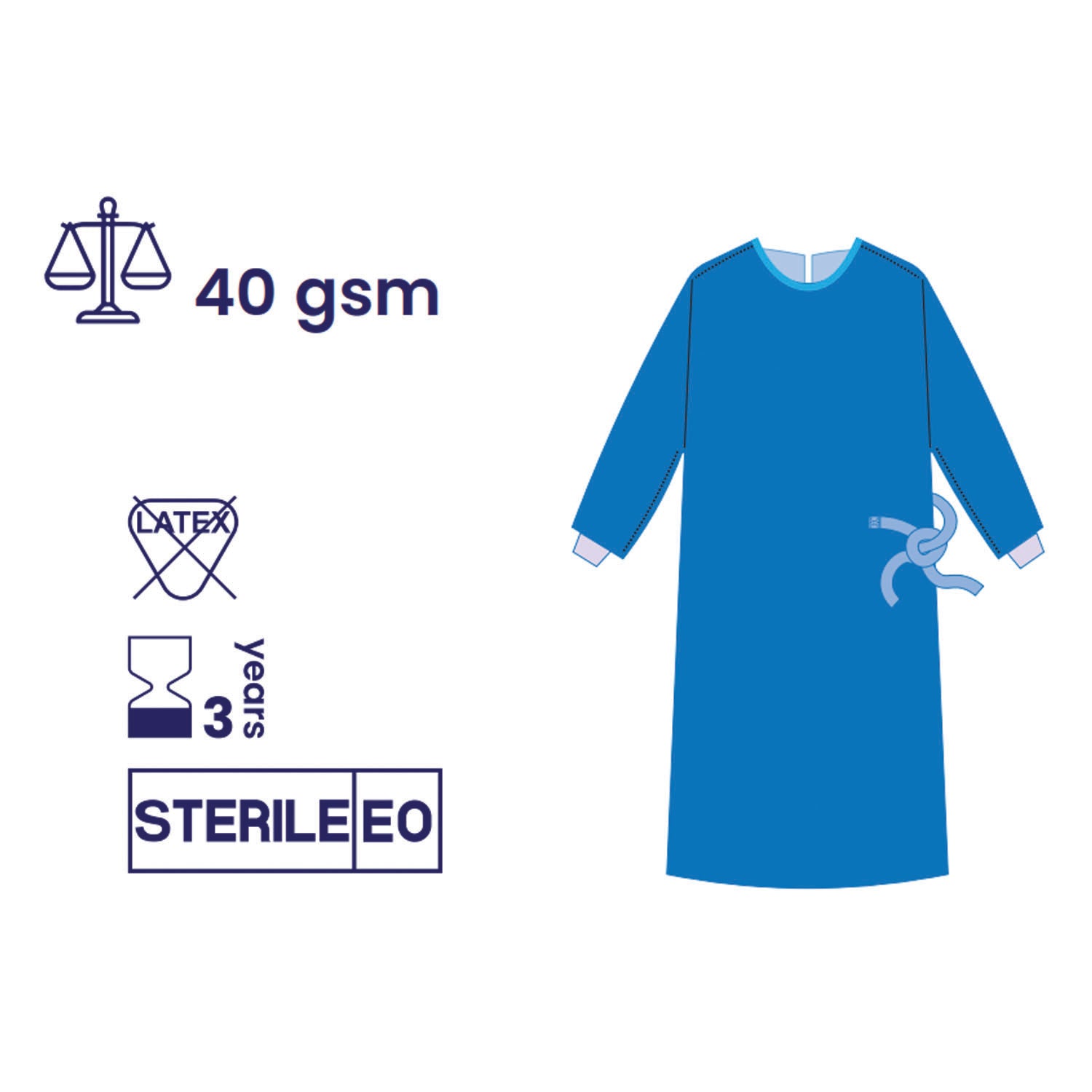 SUBMED Extra Reinforced Surgical Gown