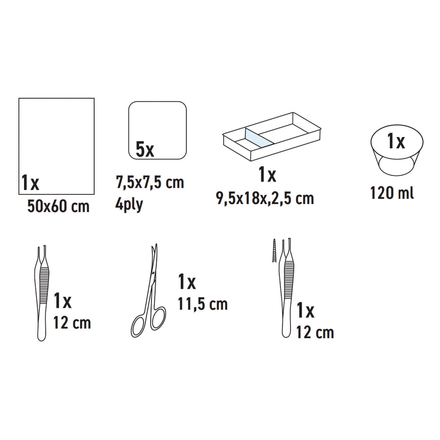 SUBMED Suture Removal Instrument Kit