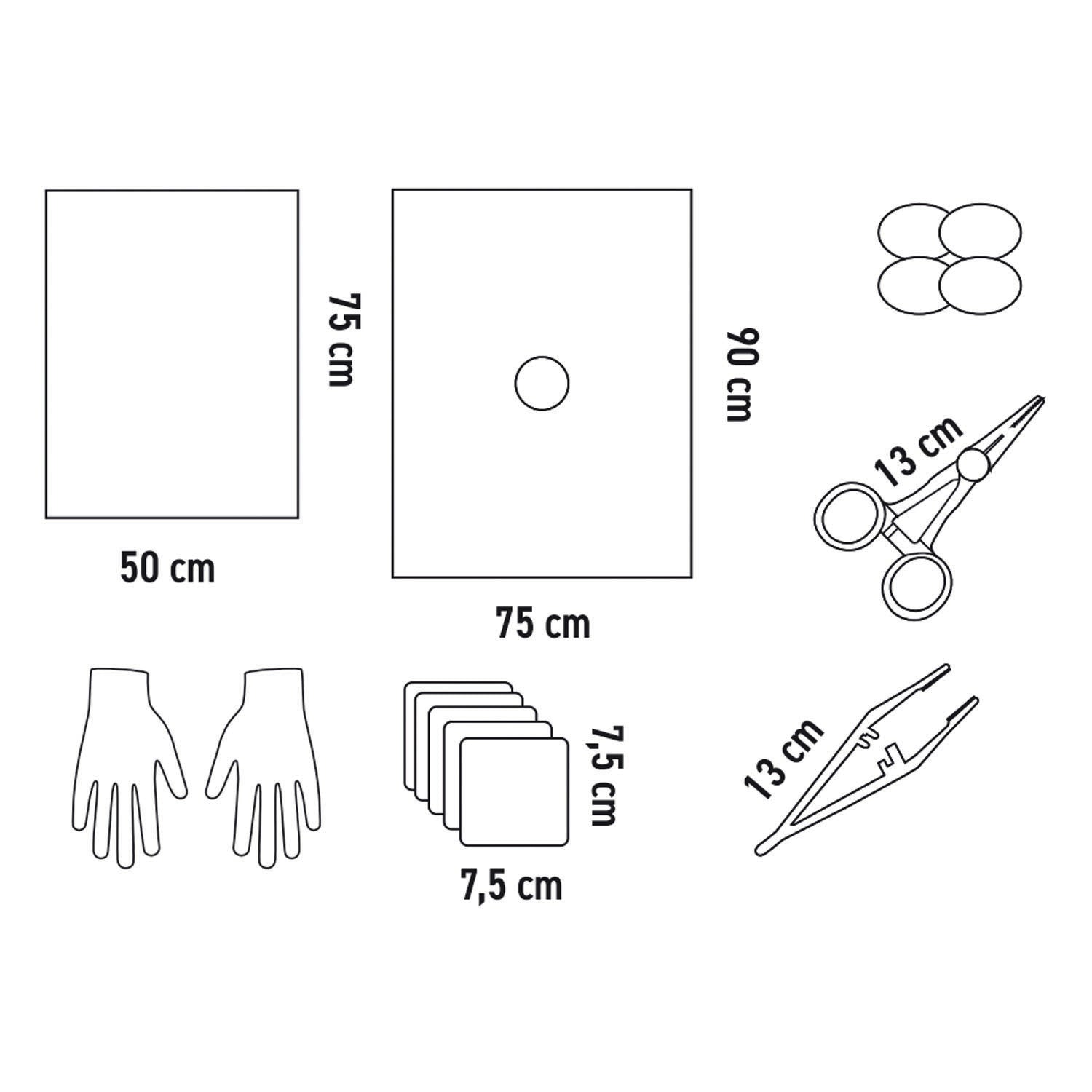 SUBMED Wound Dressing Instrument Pack