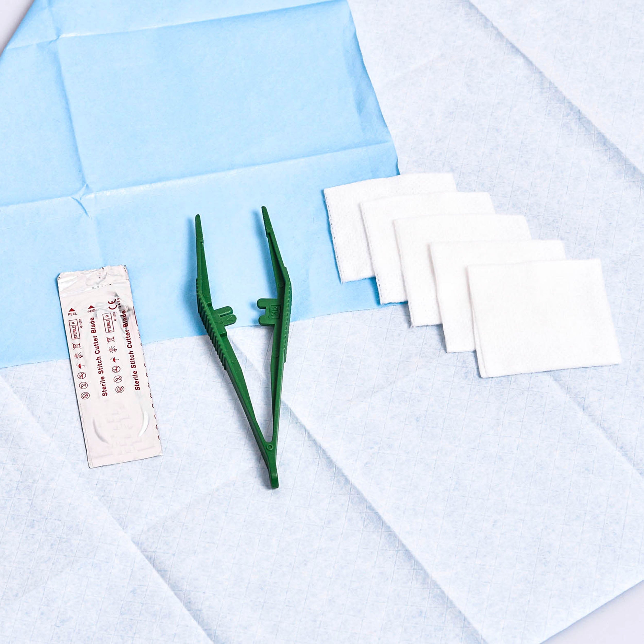 SUBMED Sterile Suture Removal Kit with Stitch Cutter - Rescue Supply