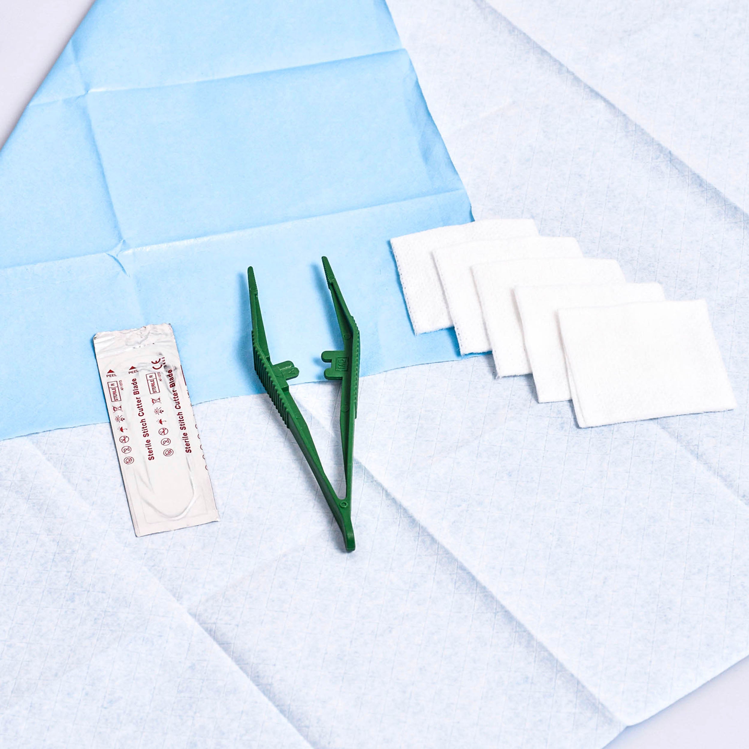 SUBMED Sterile Suture Removal Kit with Stitch Cutter - Rescue Supply