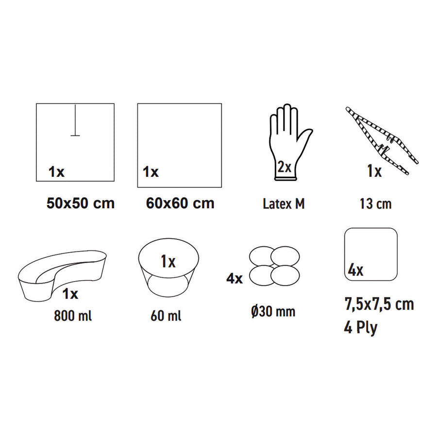 Urethral Procedure Bowl and Swab Kit